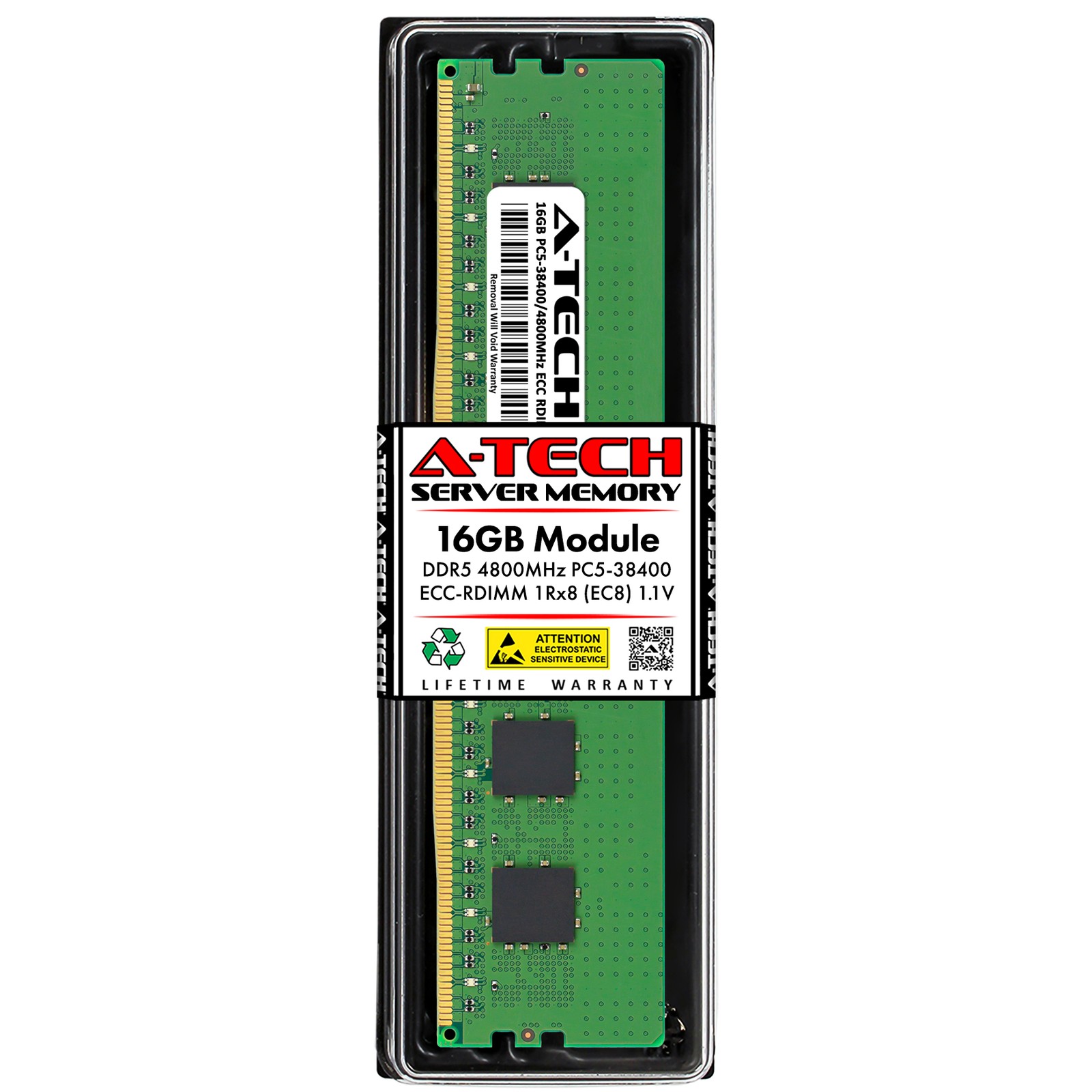 16GB DDR5 PC5-38400 ECC RDIMM (Replacement for Hynix HMCG78MEBRA105N) Memory RAM