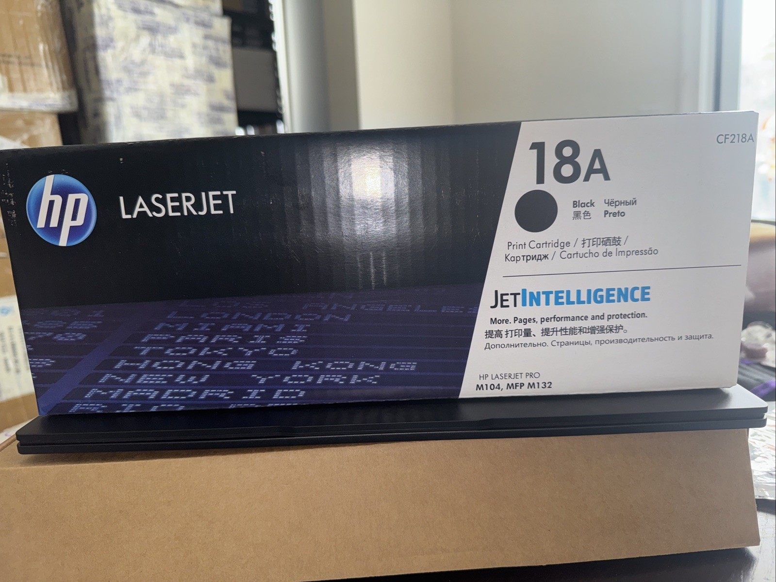 HP 18A LaserJet Toner Cartridge Black CF218A With 