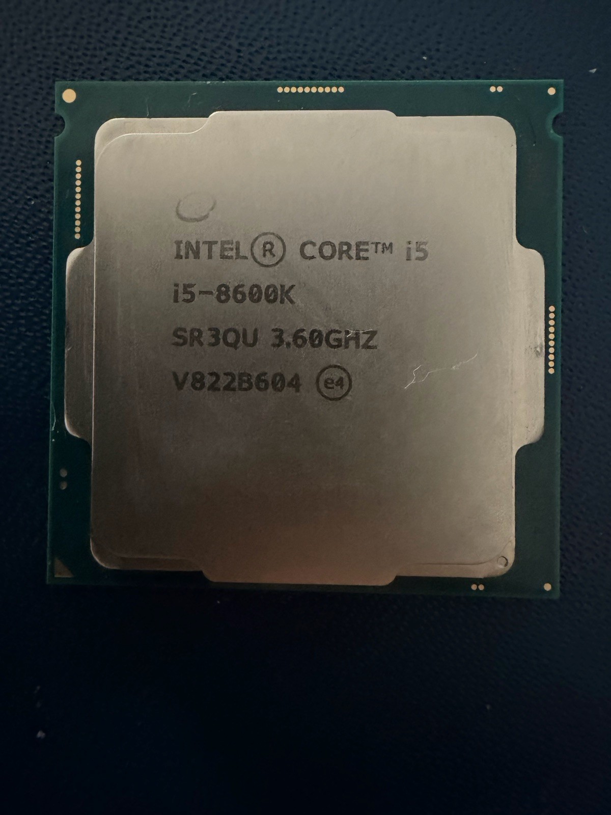 Intel Core i5-8600K SR3QU 3.60GHz 6-Core LGA1151 Unlocked CPU Processor Tested