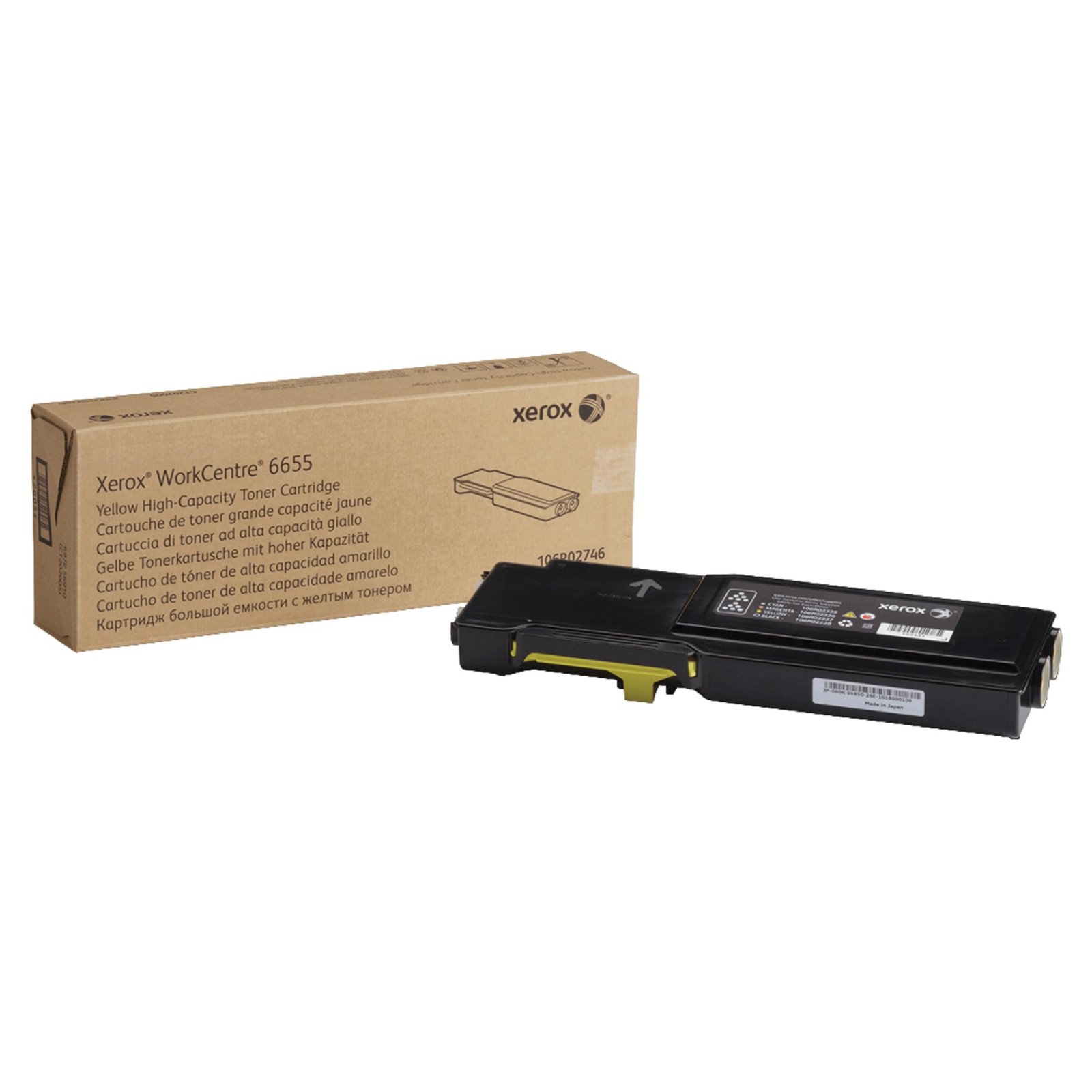 Genuine Xerox 106R02746 Yellow Toner, Brand New Sealed Box, We Ship Fast