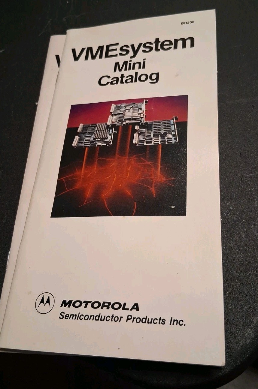 VINTAGE MOTOROLA 1985 VME SYSTEMS  MINI CATALOG 