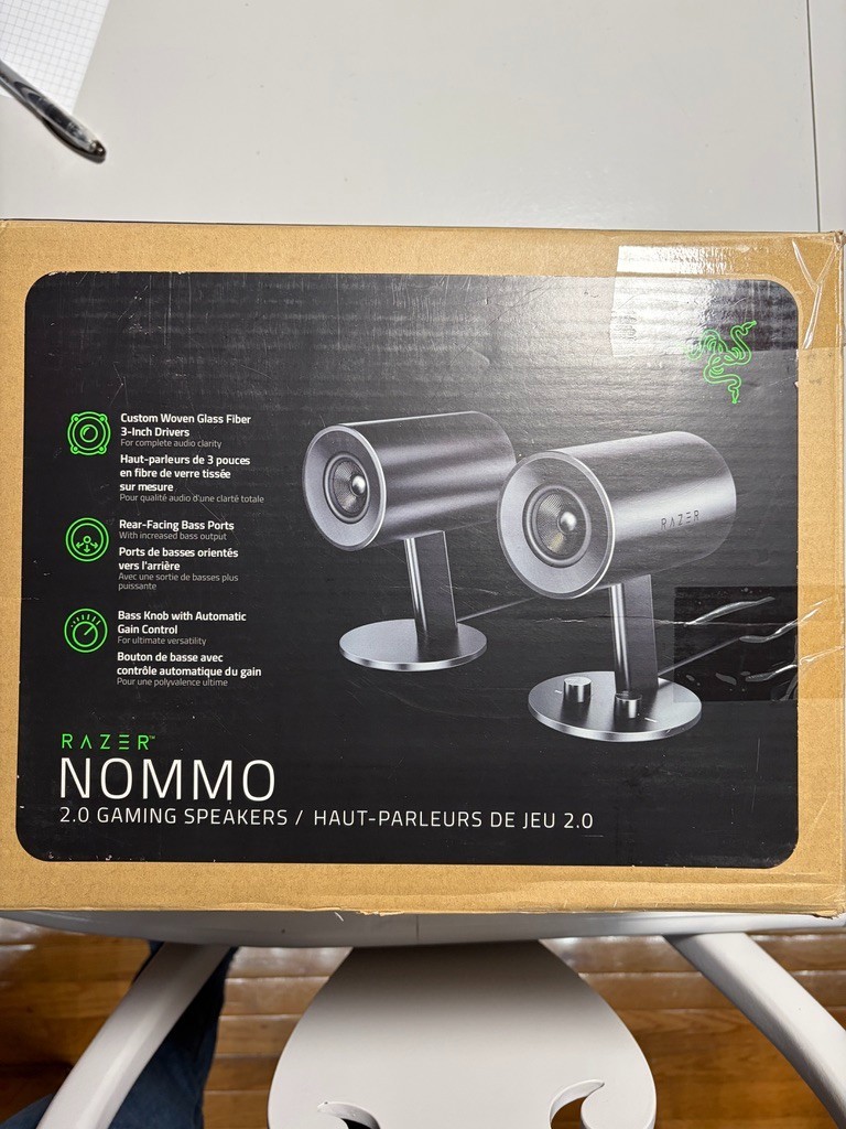 Razer Nommo RZ05-0245 2.0 Gaming Speakers Computer Speakers