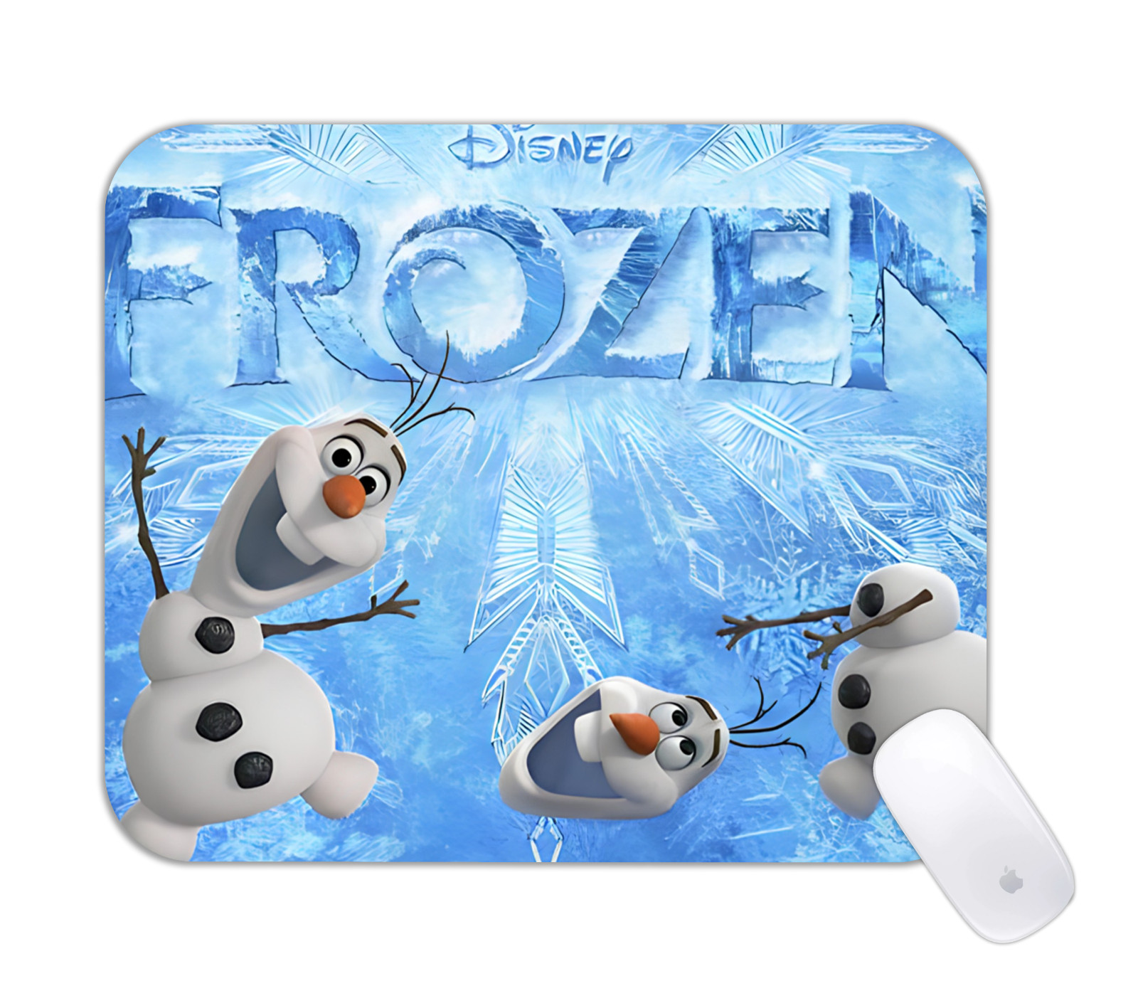 Silly Olaf Snowman Frozen Desk Mat Kids Gaming Mouse Pad