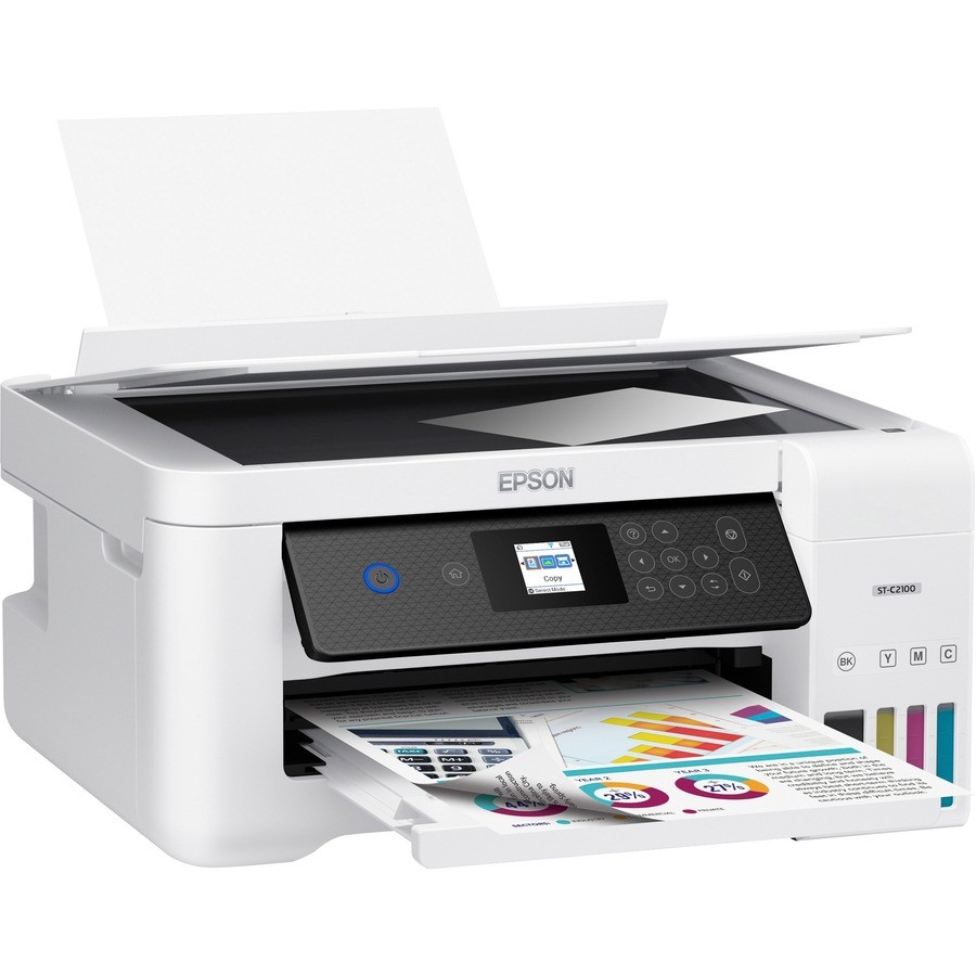 Epson WorkForce ST-C2100 Wireless Inkjet Multifunction Printer Color C11CJ63203