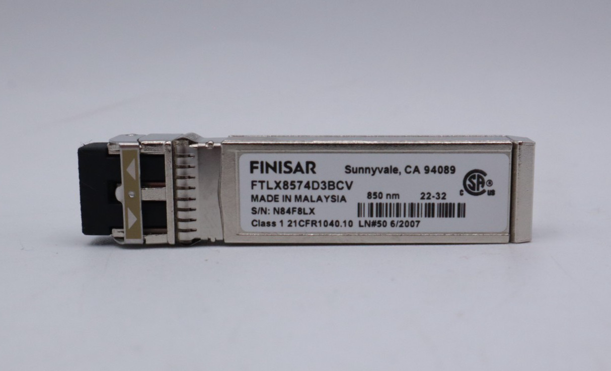 Finisar FTLX8574D3BCV SFP+ transceiver module GigE P/N: FTLX8574D3BCV