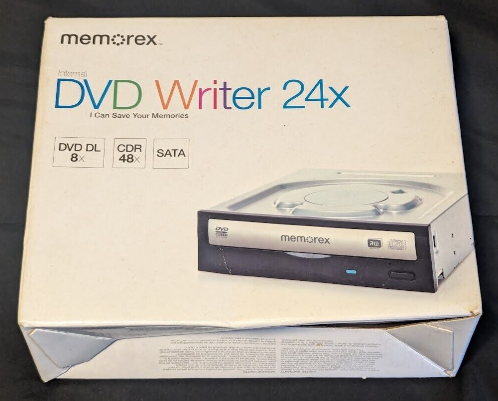 DVD Recorder Write Speed 24x Memorex MRX-550L SATA Interface