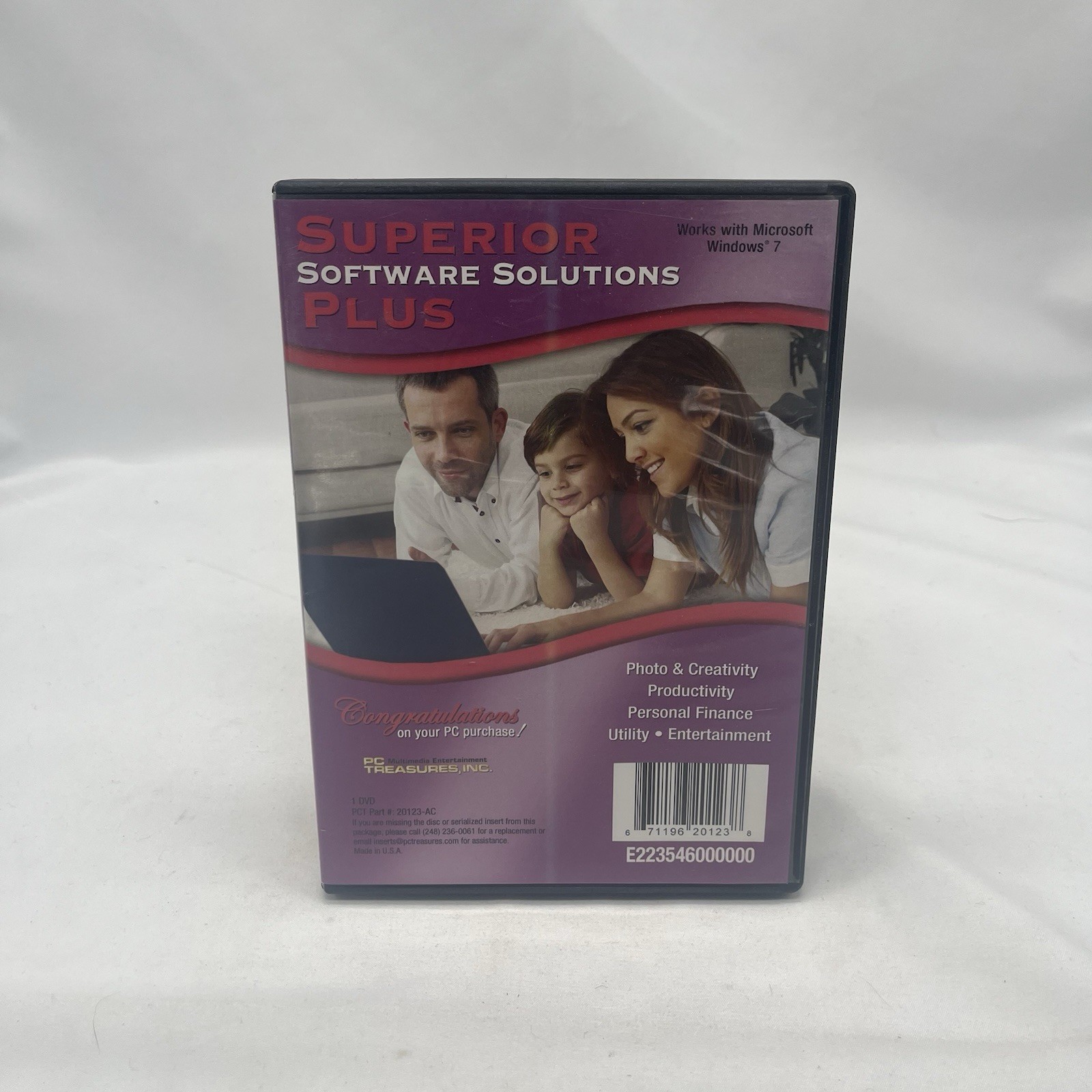 Superior Software Solutions Plus DVD Rom Microsoft Windows 7 Photo Creativity