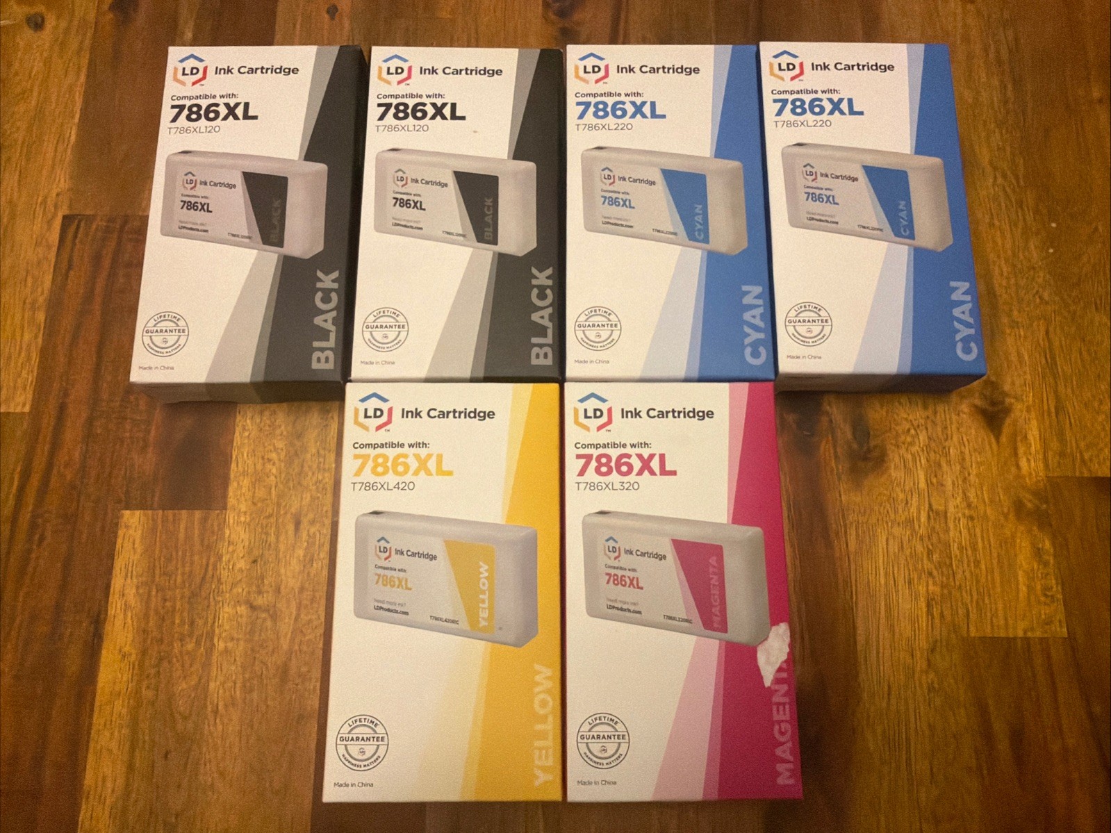 LD 6PK Reman Ink for Epson 786XL T786XL T786XL120 WF-4630 WF-4640 WF-5110