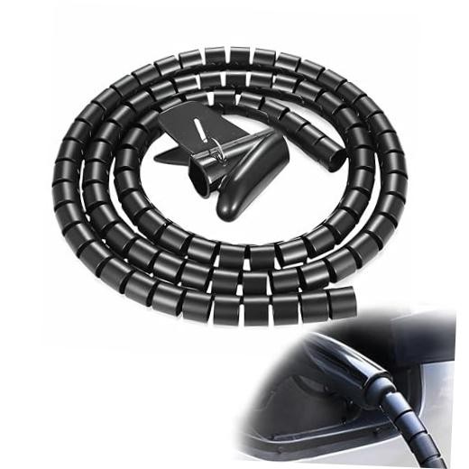 EV Charger Cable Protector, 23FT Electric Car Charger Cable Sleeve,Wear/UV
