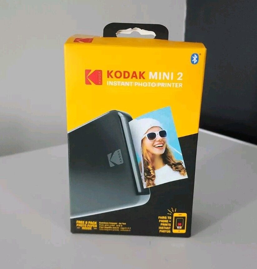 Kodak Mini 2 Portable Mobile Instant Photo Printer - Black