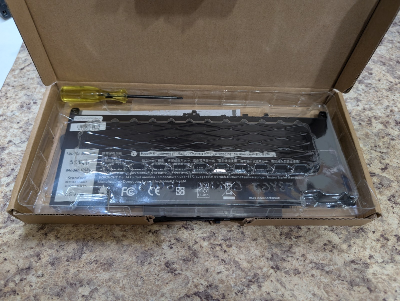 55wh Laptop Battery Model J60J5