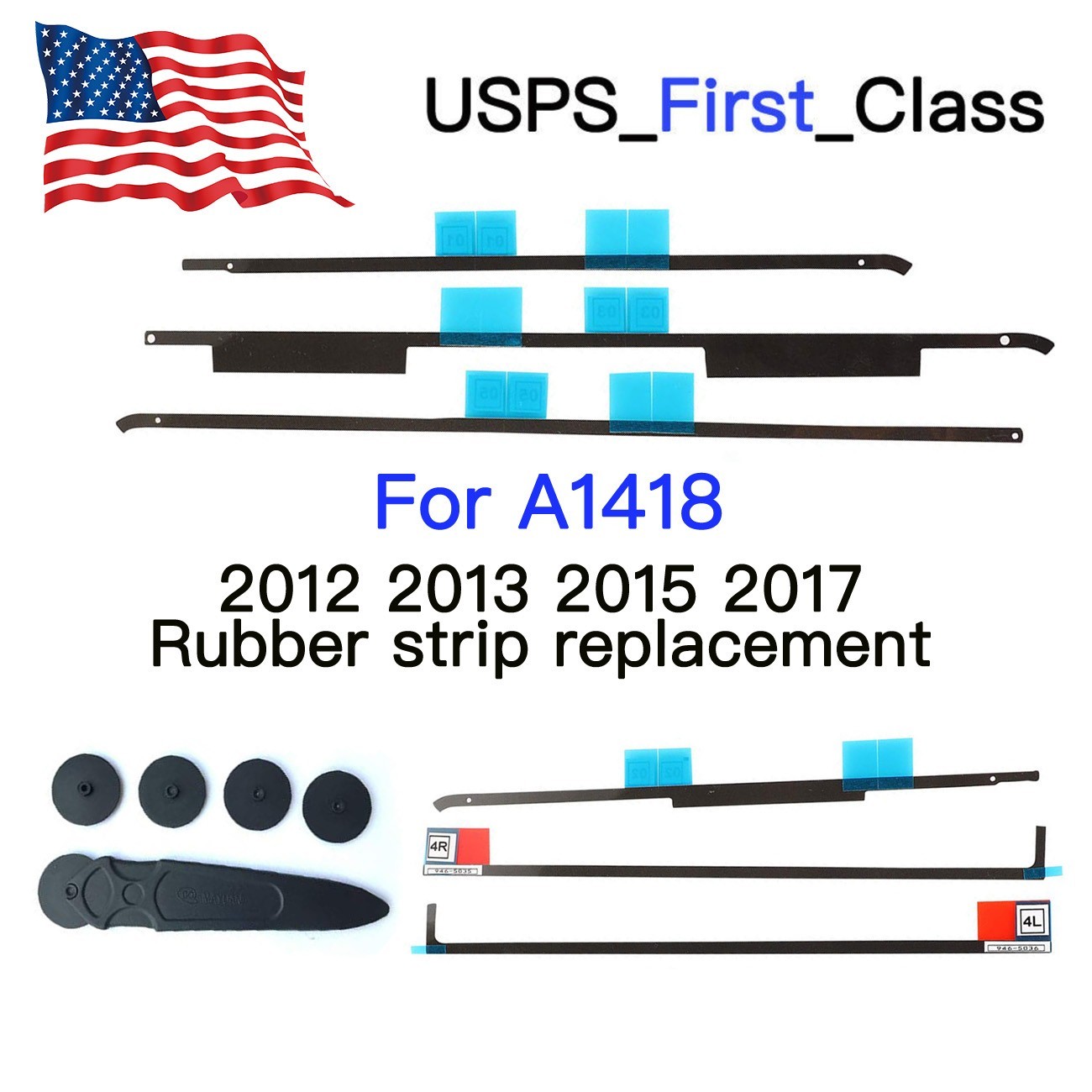 (Sale) SEVENPUPPY for iMac 21.5" A1418 LCD Screen Adhesive Tape Kit Replacement