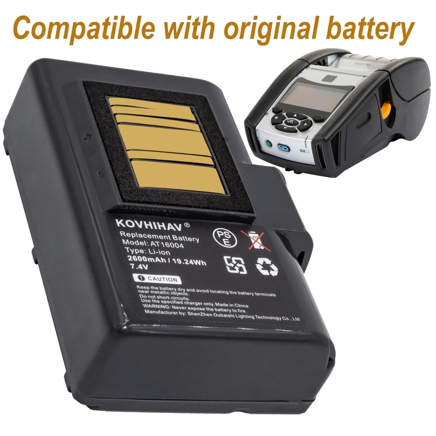 High-Capacity Battery for Zebra Printers - P1031365-069