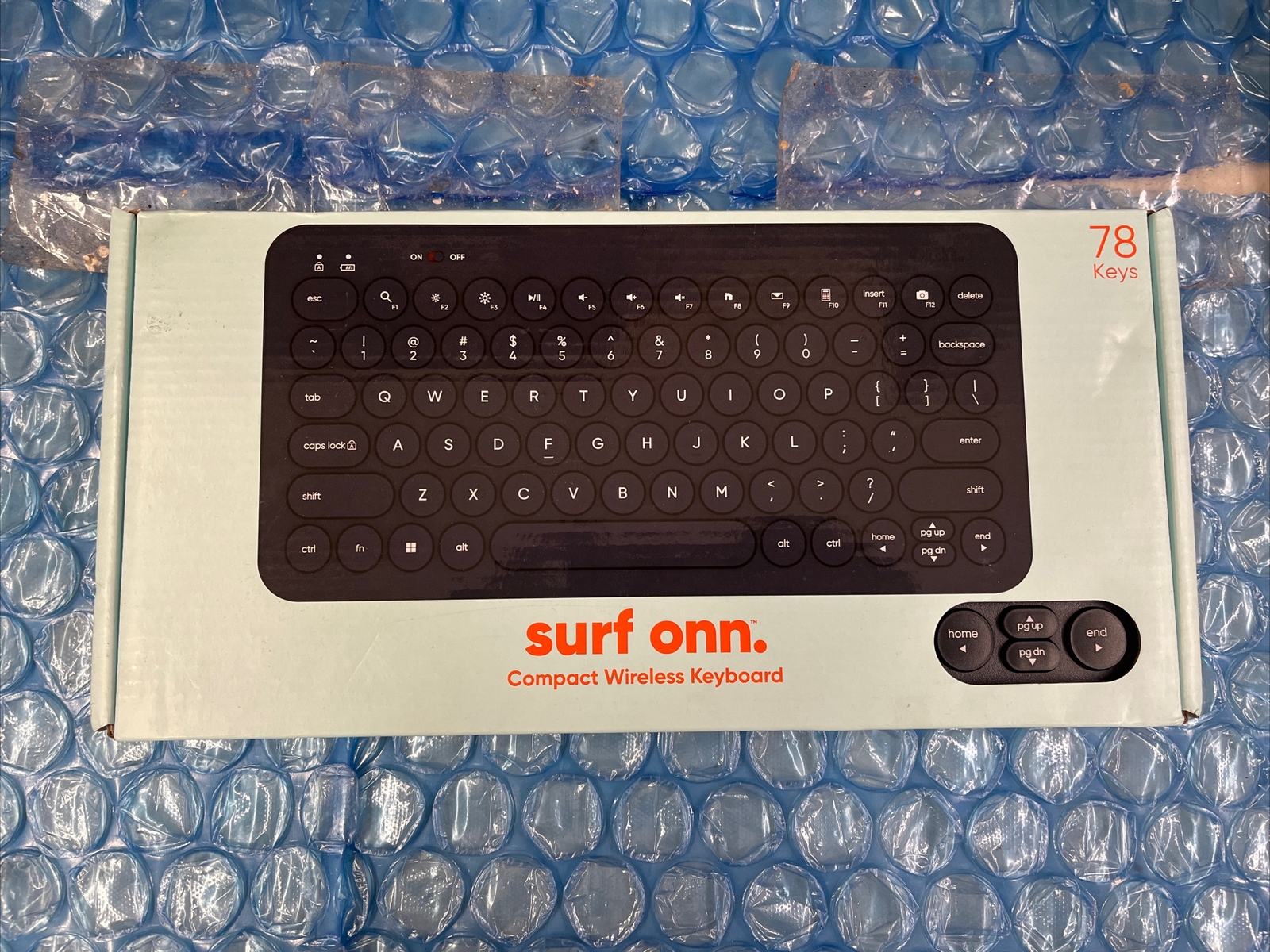 SURF ONN. COMPACT WIRELESS KEYBOARD NEW