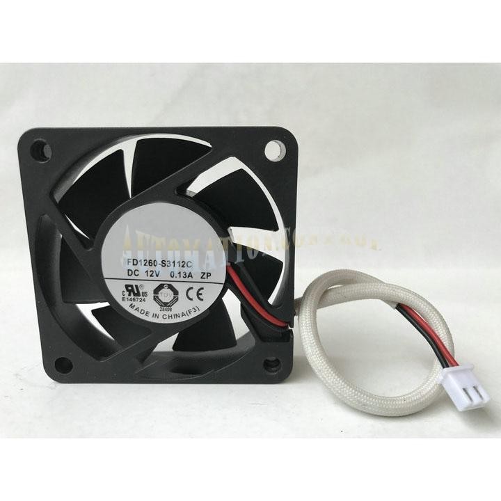 For ARX FD1260-S3112C DC12V 0.13A 60*60*15MM Silent Cooling fan 2pin