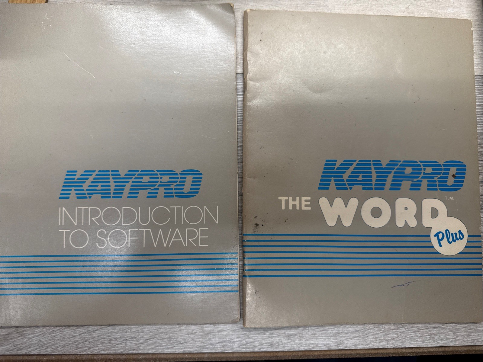 Vintage 1983 KAYPRO Introduction to Software & The Word Plus Manual (NO DISK)
