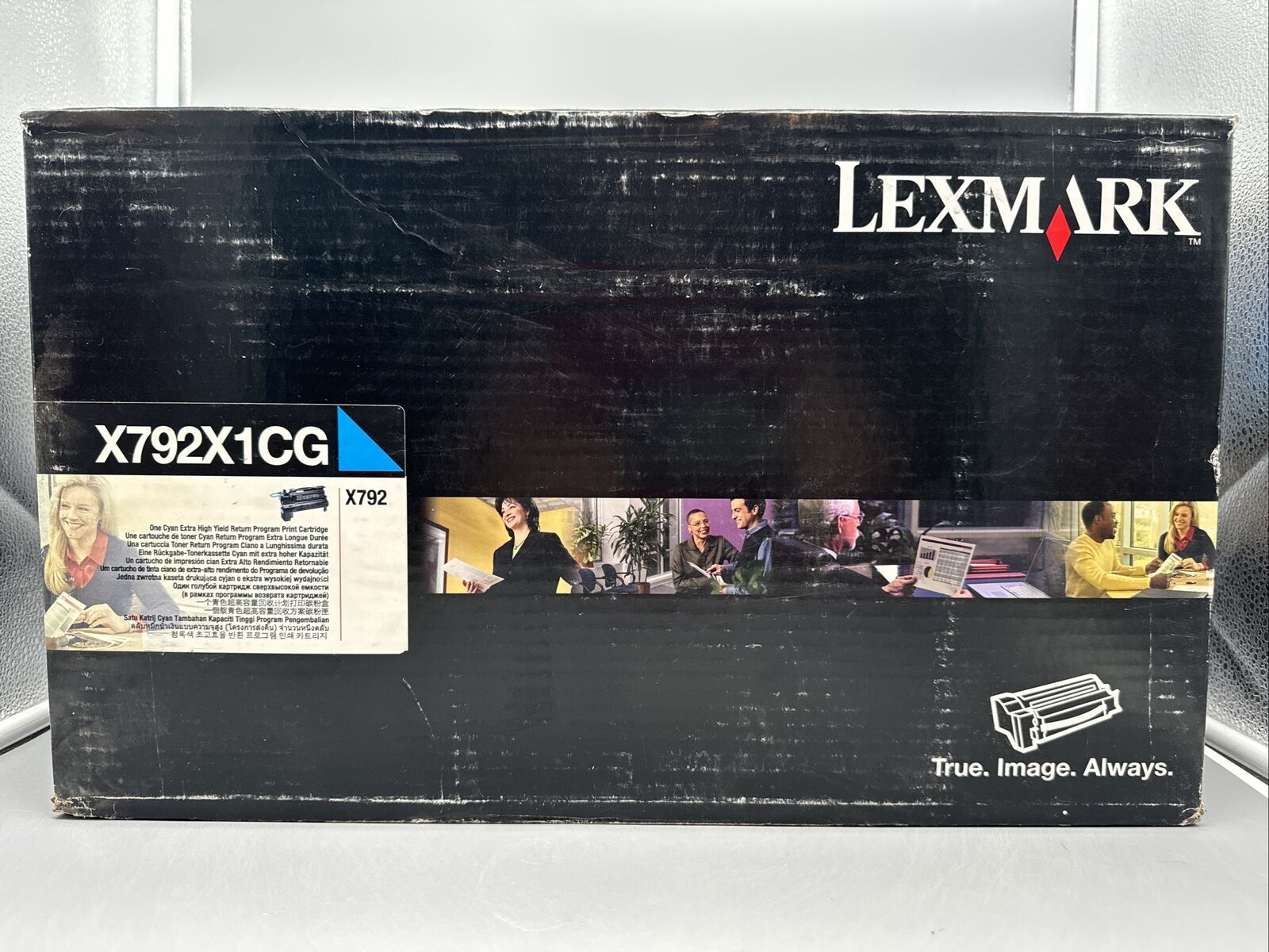 Genuine Sealed Lexmark X792X1CG High Yield Toner Cartridge - Cyan