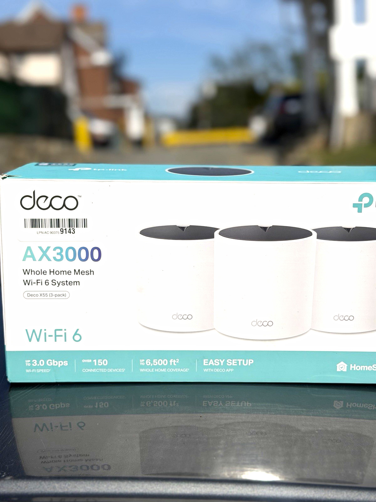 TP-LINK Deco X55 AX3000 Wi-Fi 6 Mesh Router System 3-Pack Dual-Band White