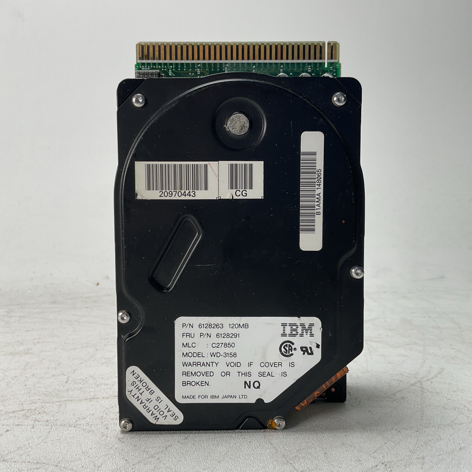 IBM WD-3158 3.5” Internal Hard Drive 120mb Vintage Computing - Untested