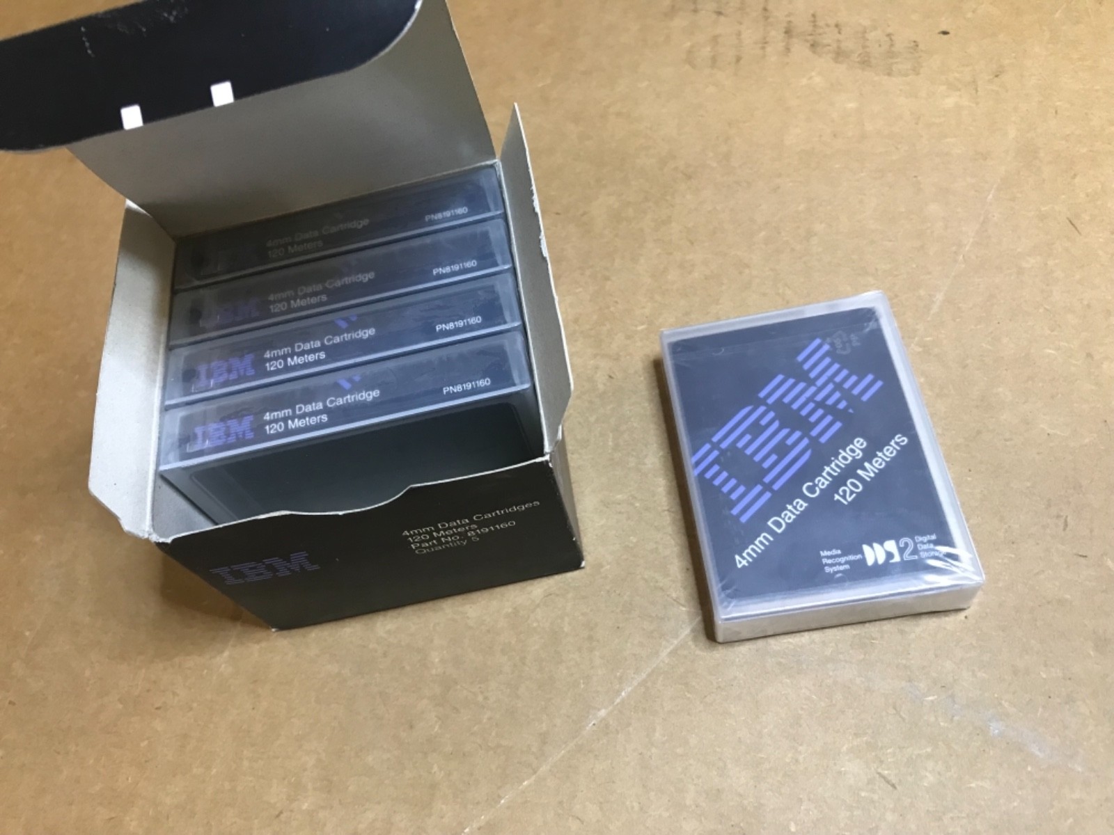 (Lot of 5) IBM 4mm Data Cartridge Tape -120 Meters *NEW & SEALED*