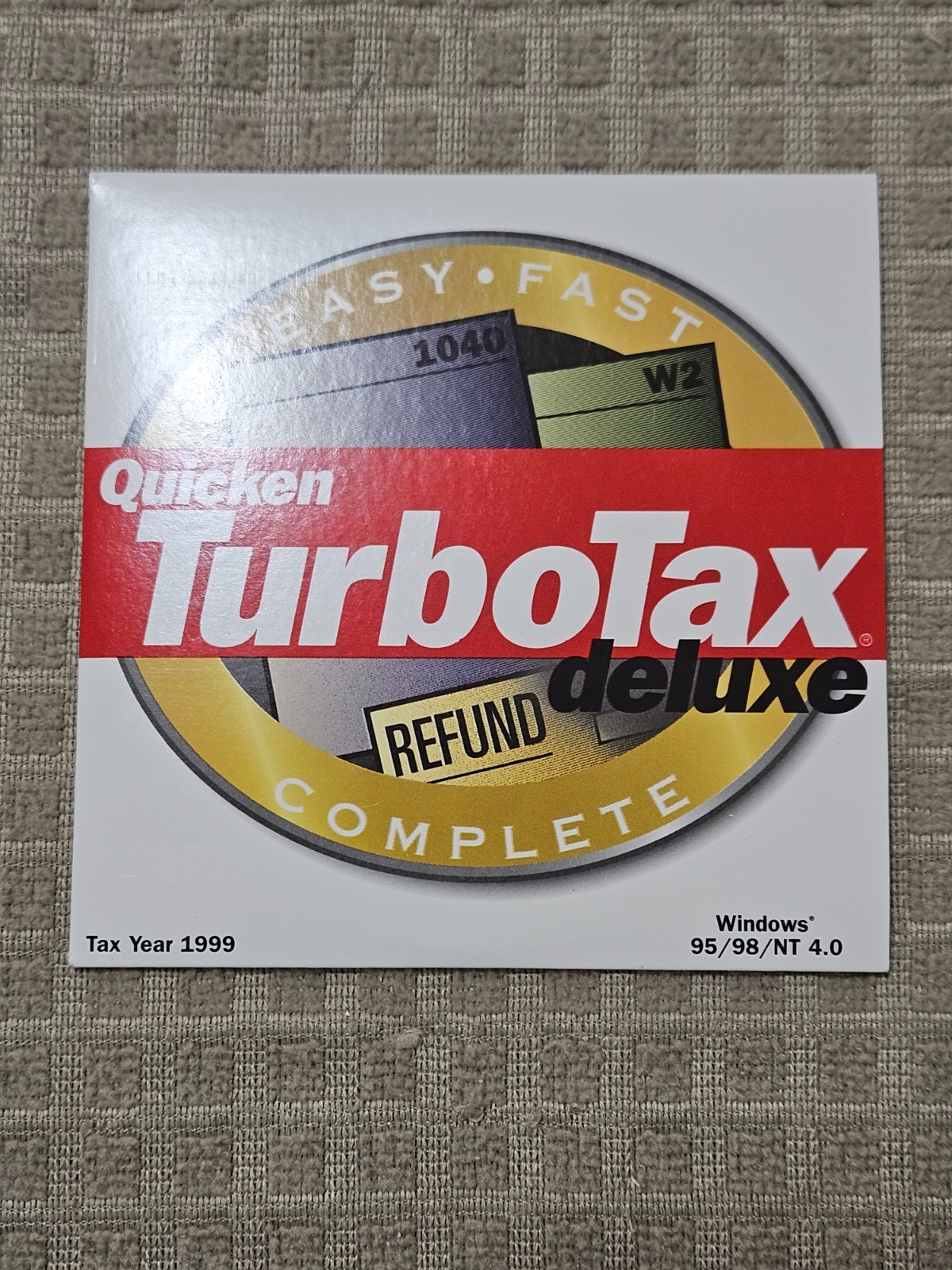 1999 TurboTax Deluxe Software Federal + State