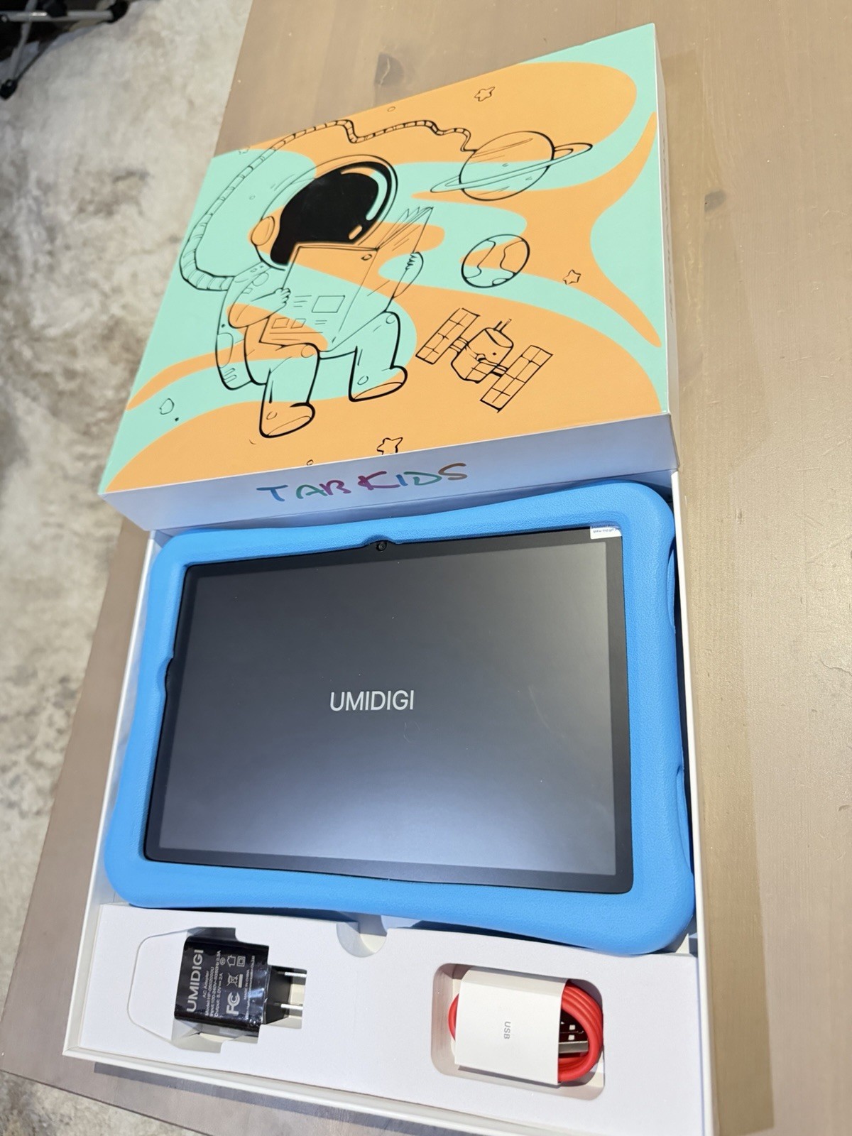 NEW UMIDIGI G2 Tab Kids 10.1" Tablet MT11 64GB Android 13 WiFi Blue& Case Bundle