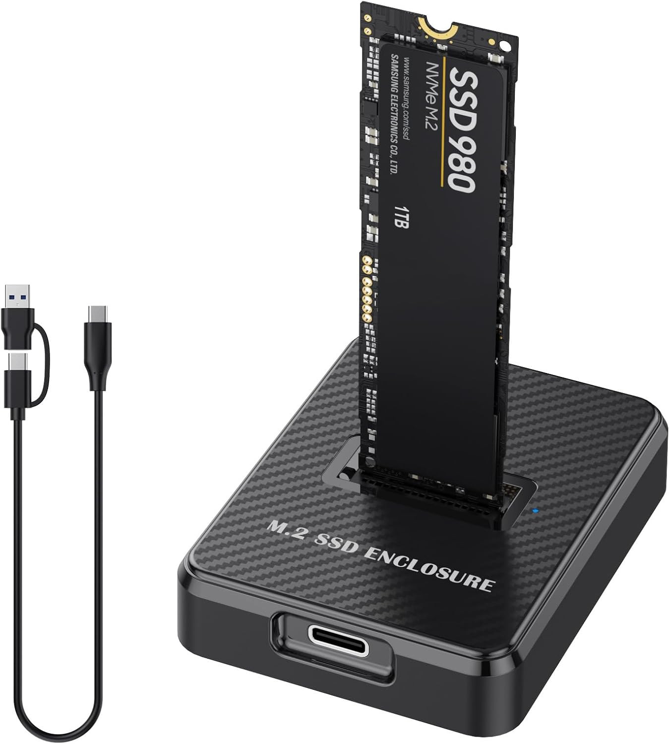 M.2 Nvme & SATA to USB C Docking Station, M2 SSD to USB a Reader Adapter