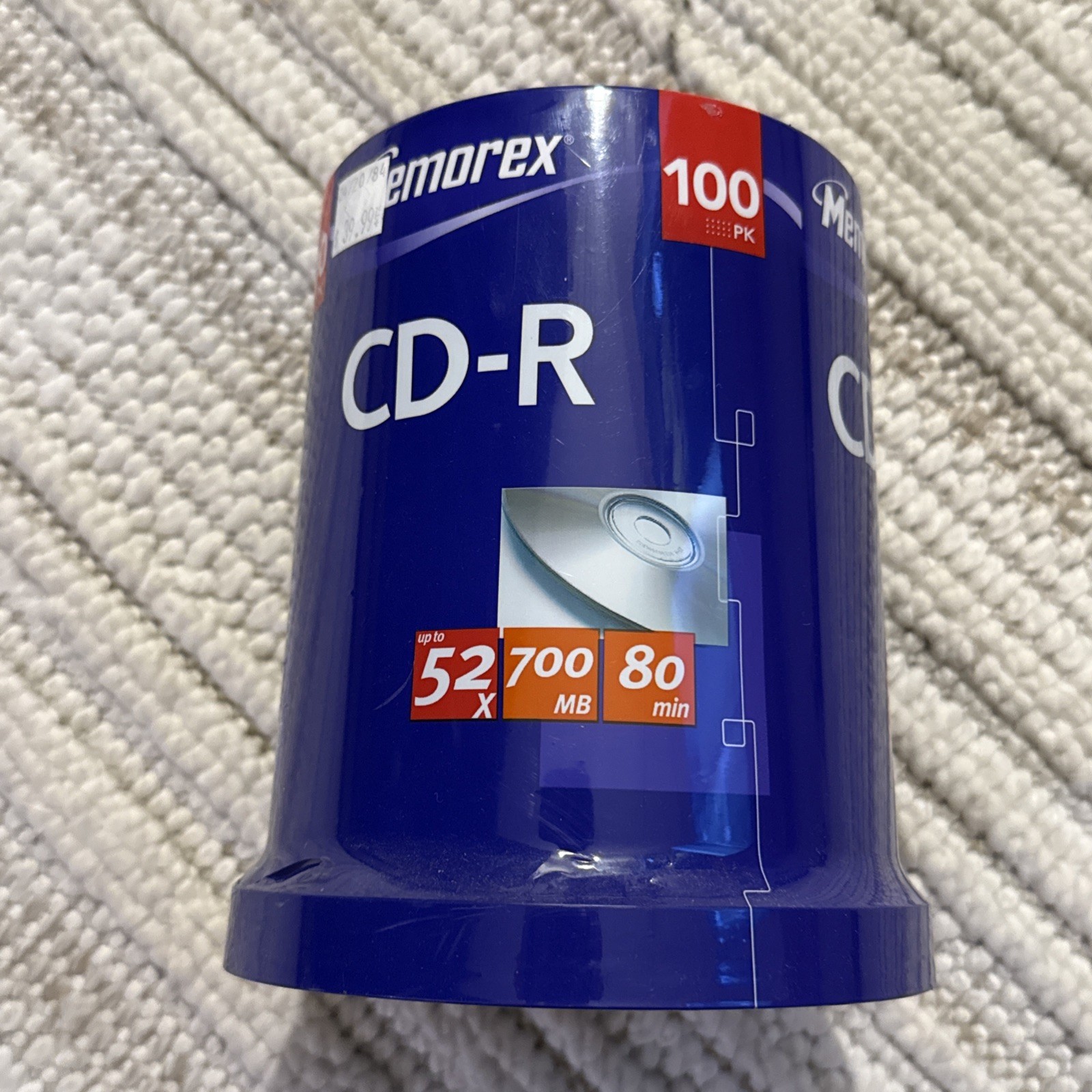 Memorex CD-R 52 x 700MB 80 Minute 100 Pack Sealed NEW Blank Discs Audio NEW 