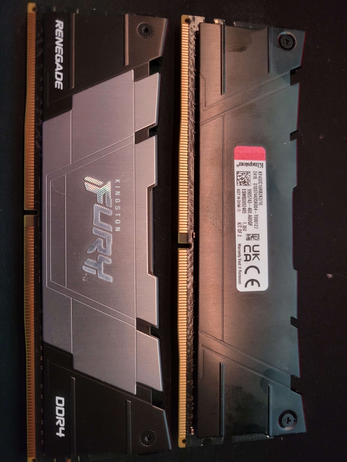 Kingston FURY Renegade 16GB (2x8GB) DDR4 3200MHz RAM Kit KF432C16RB2K2/16