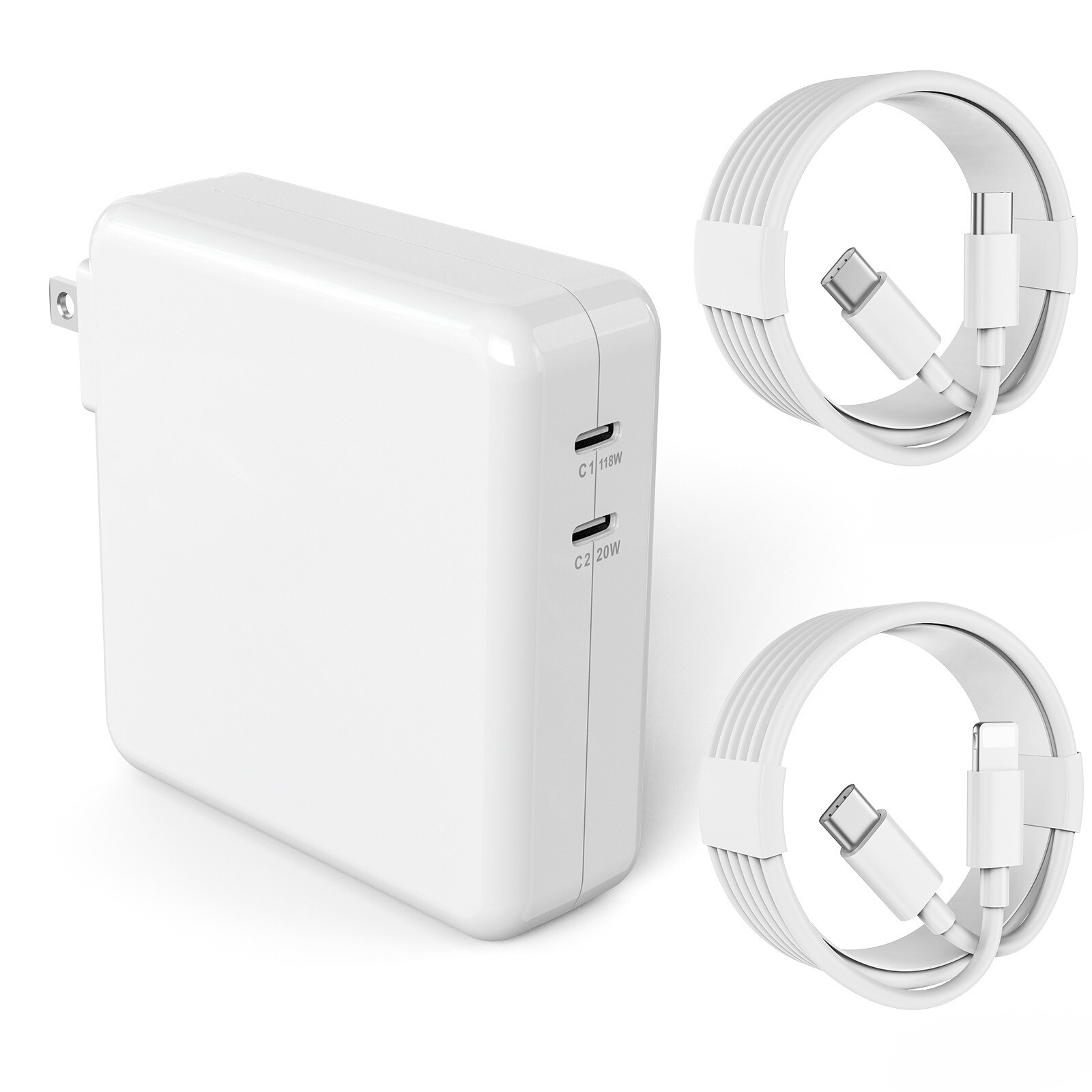 61W 96W 118W 140W Power AC Adapter USB-C Charger For Apple MacBook Pro Air iPad