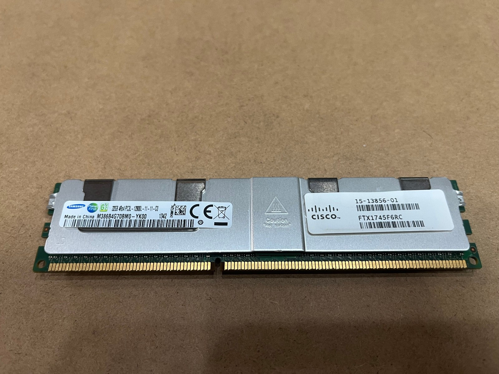 768GB Kit (24x 32GB) Samsung DDR3L 1600MHz PC3L-12800L LRDIMM Server RAM Lot