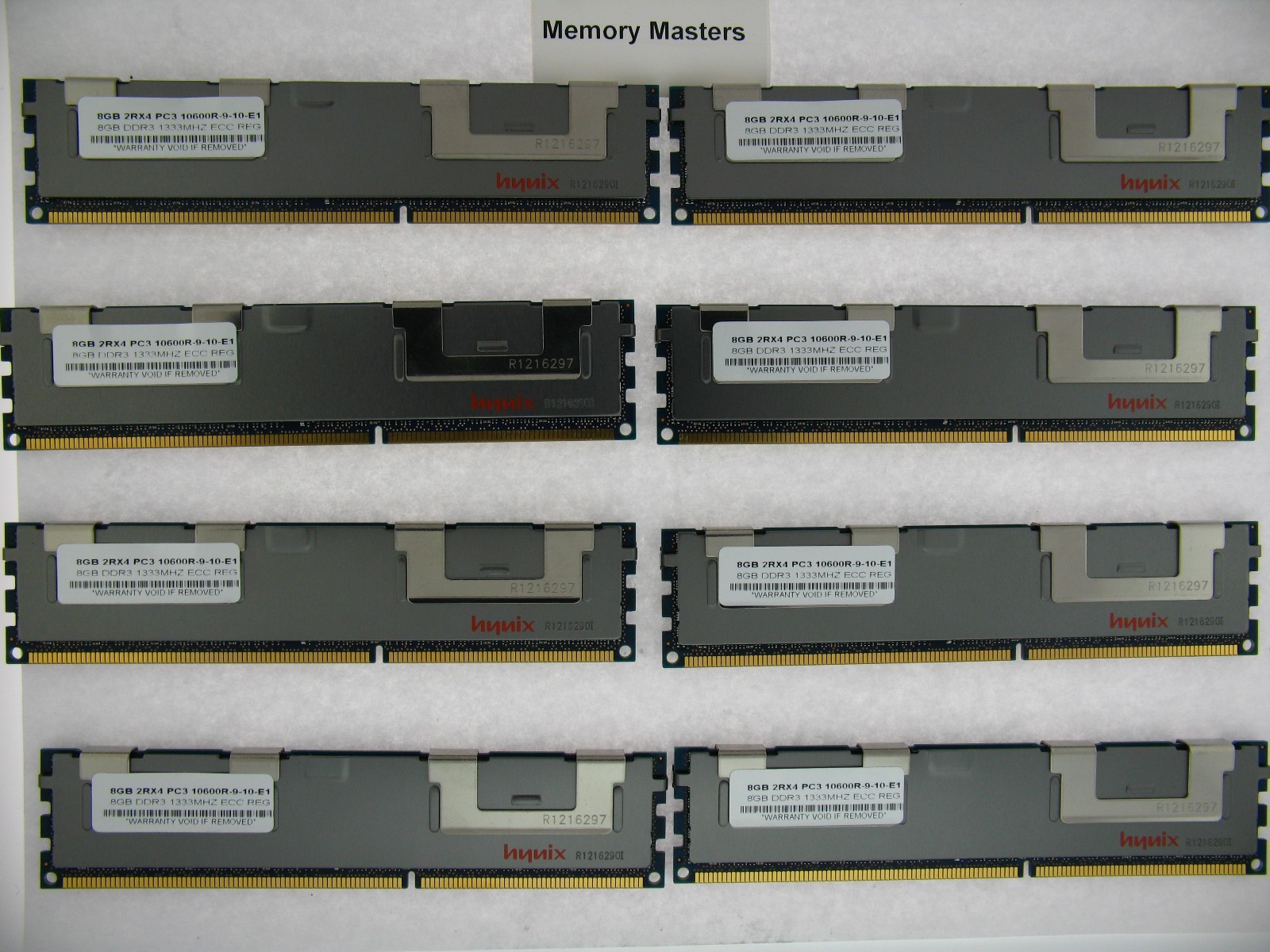 64GB   (8X8GB) MEMORY FOR HP PROLIANT DL385 G7 DL580 G7 DL585 G7