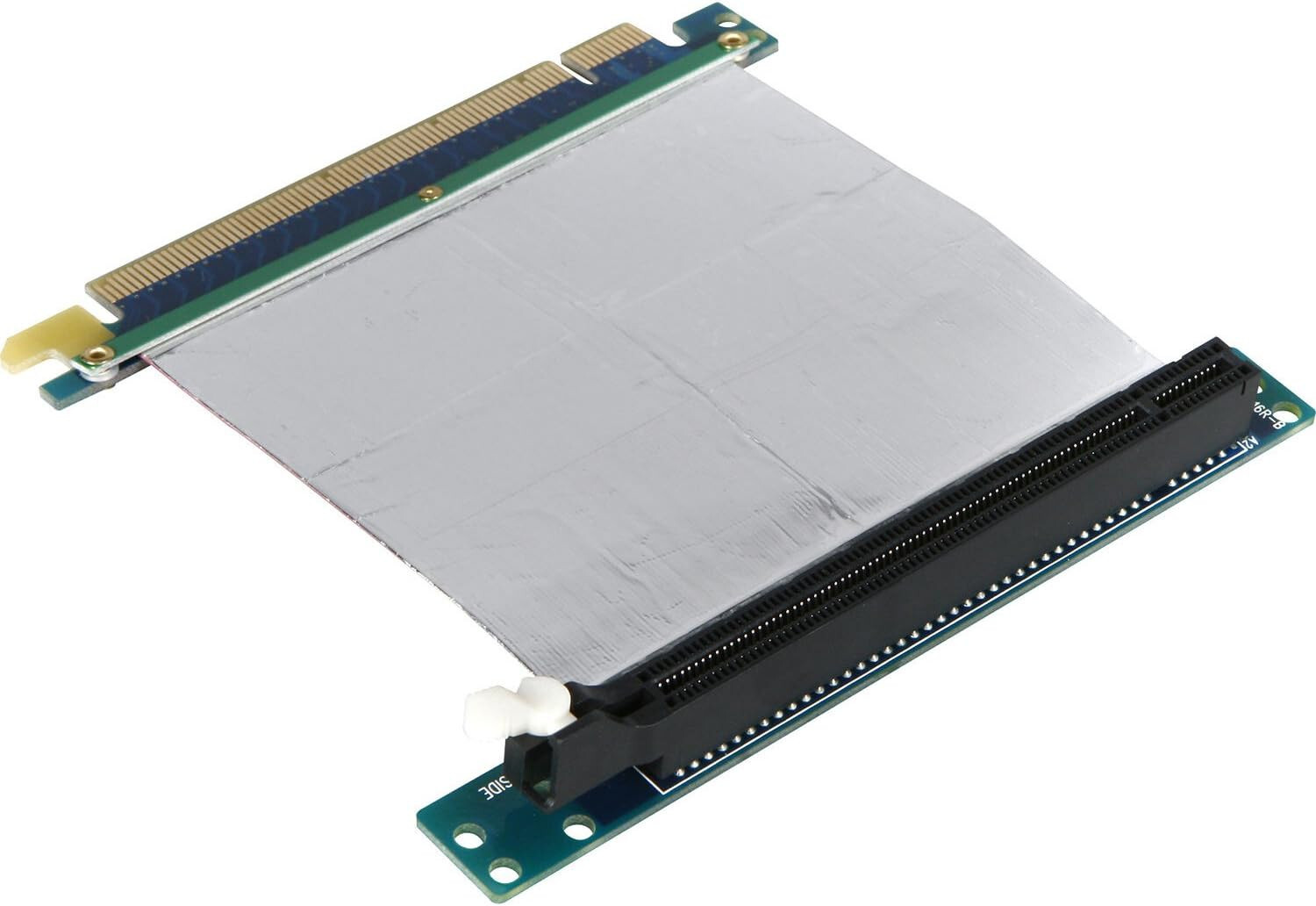 1U / 2U PCI-Express x16  Rackmount Riser Card with Ribbon, PCIe 3.0 Gen 3 16x