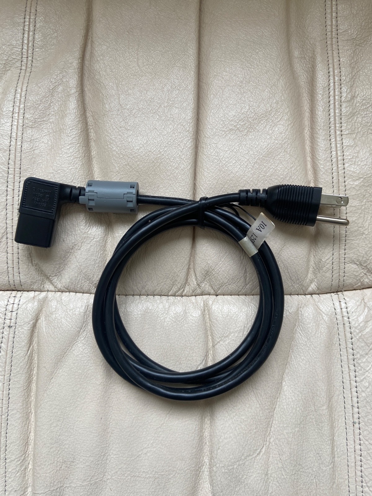3-Prong 6 foot AC Power Cord I-SHENG E55943 SP-305B LL41230 10A 125V 1250W IS-15