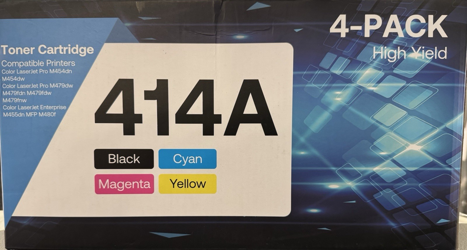Kogain 414A Toner Cartridges (with Chip) Compatible for HP 414A丨W2020A 414X W...