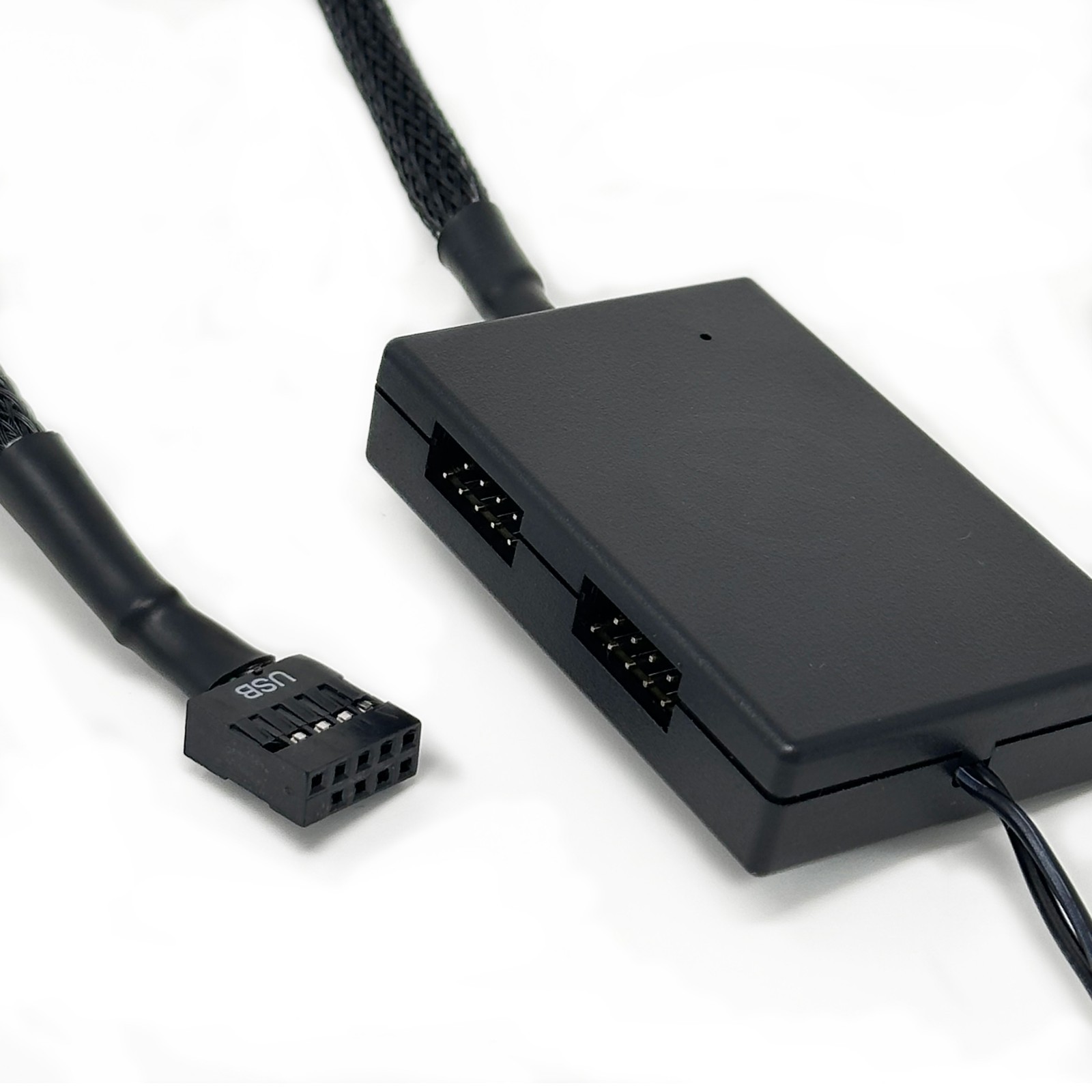 Unbox Internal 4-Port USB 2.0 Powered Hub Model HB Magnetic Motherboard Splitter