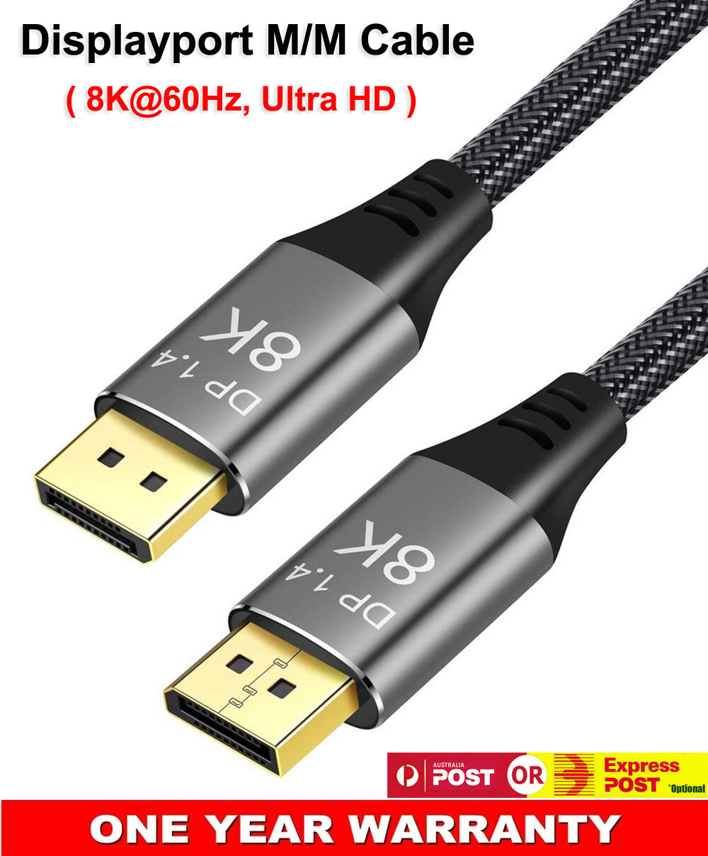 Ultra HD 8K 4K DisplayPort Cable DP 1.4 8K@60Hz High Speed 32.4Gbps For Laptop