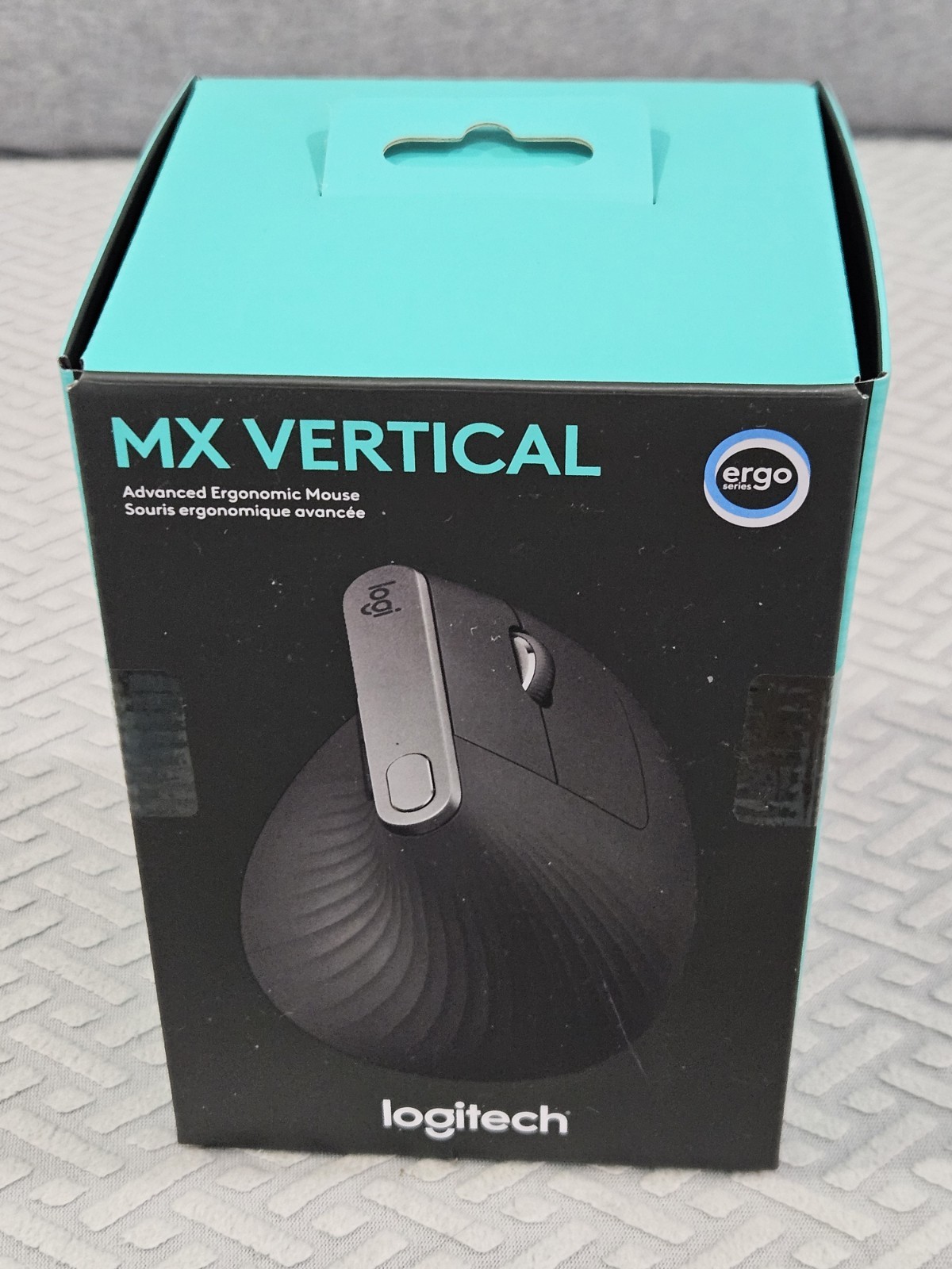 New Logitech 910-005447 Black MX Vertical Ergonomic Wireless Mouse 