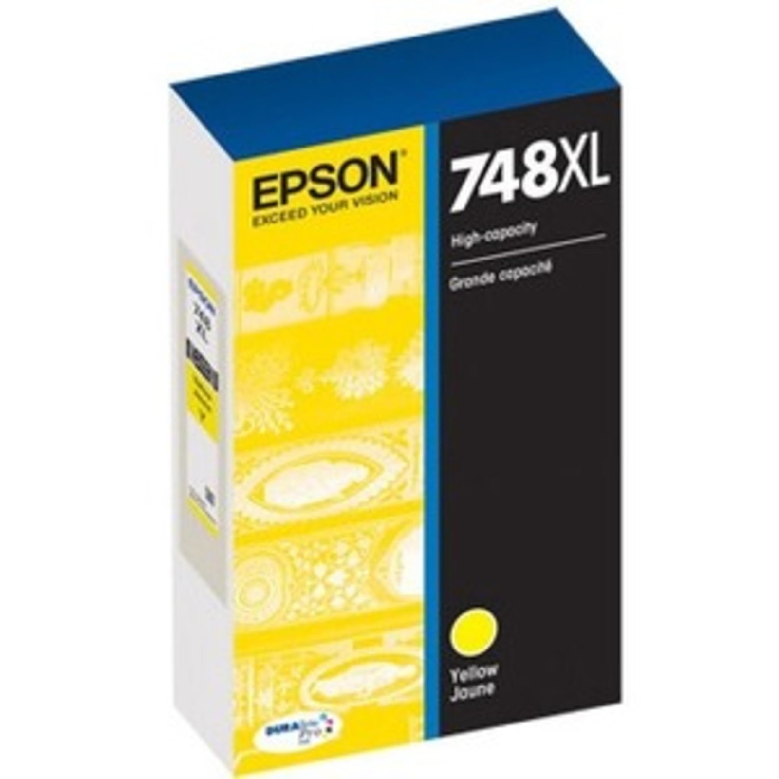 Epson 748 Yellow Ink Cartridge DURABrite Pro High Capacity 4000 Page Yield