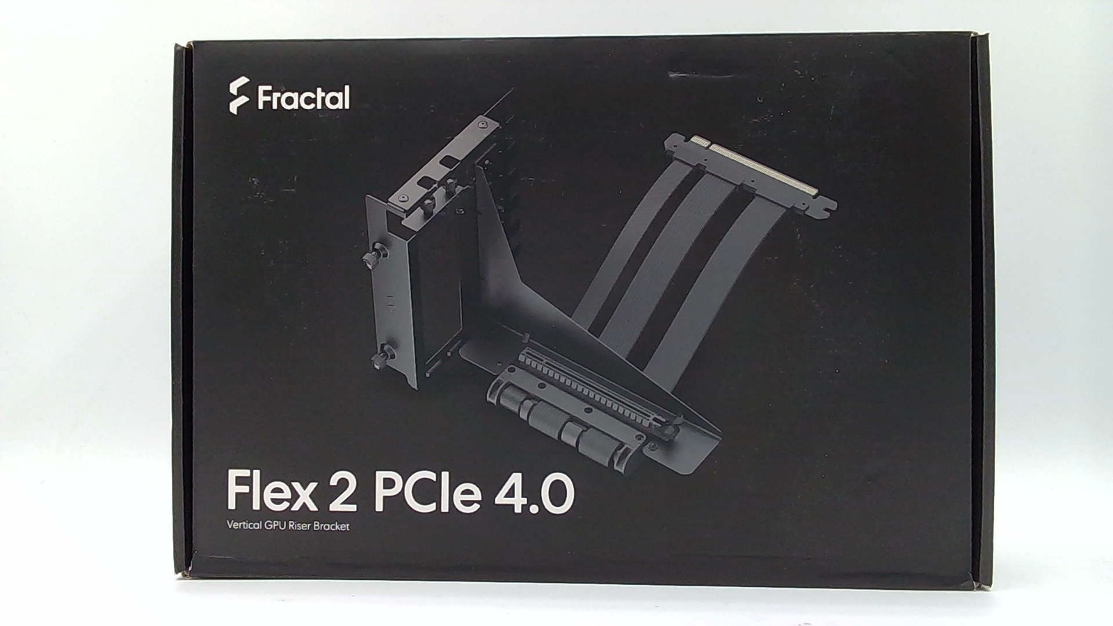 Fractal Design Flex 2 PCIe 4.0 X16 Black Vertical GPU Riser With Bracket