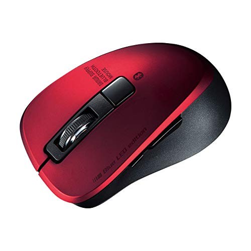 Sanwa Supply Bluetooth 5.0 Mouse Quiet Blue LED 5 Buttons 2400dpi 3-Level