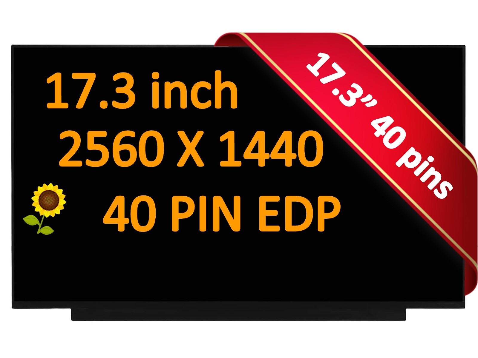 M57128-001 HP LCD Raw Panel 17.3" Qhd Ag Uwva 165Hz Omen 17-CK1020NR LED Screen