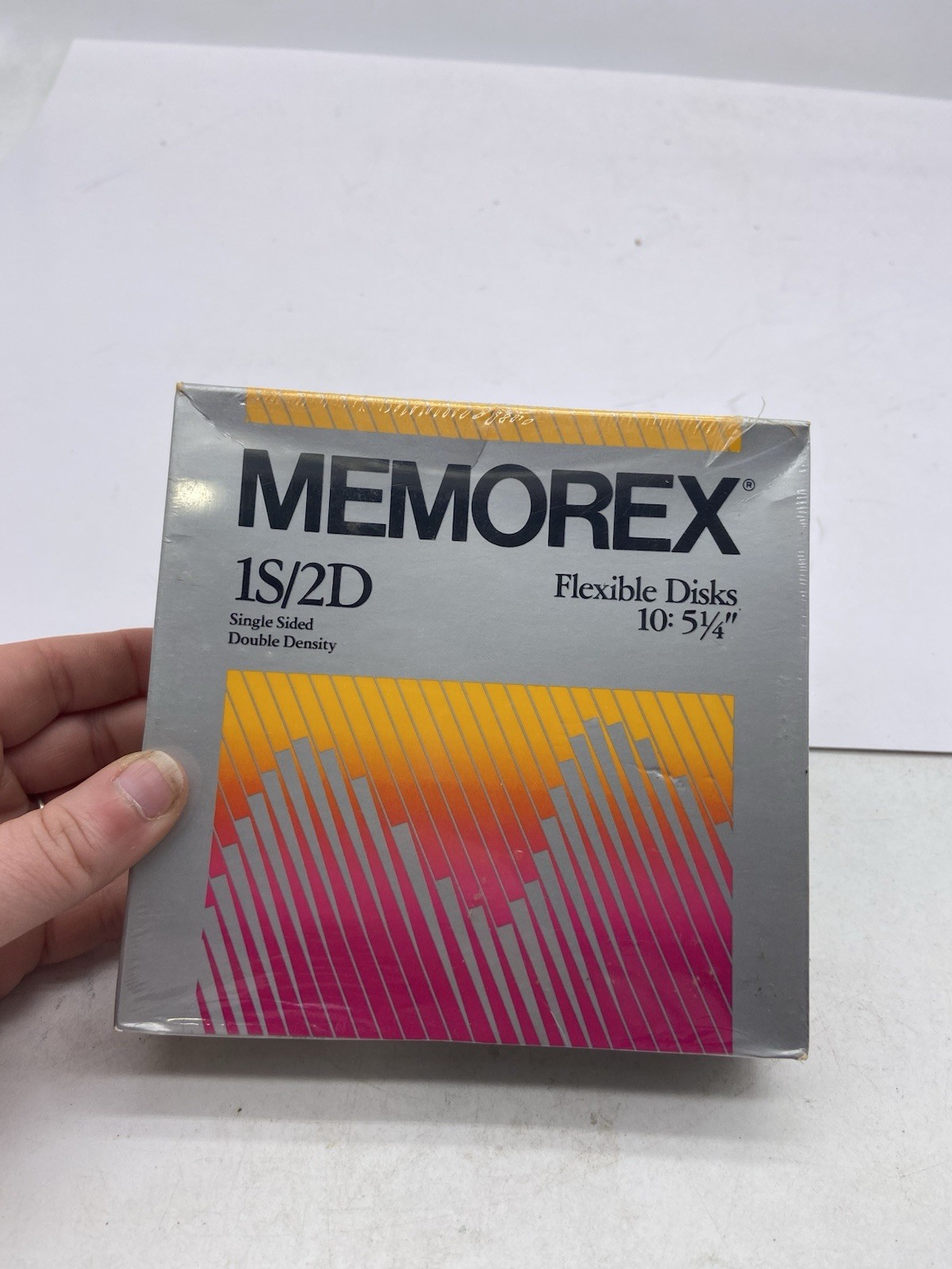 Memorex 5.25" Flexible 1S/2D One Sided Double Density Disks 10 New