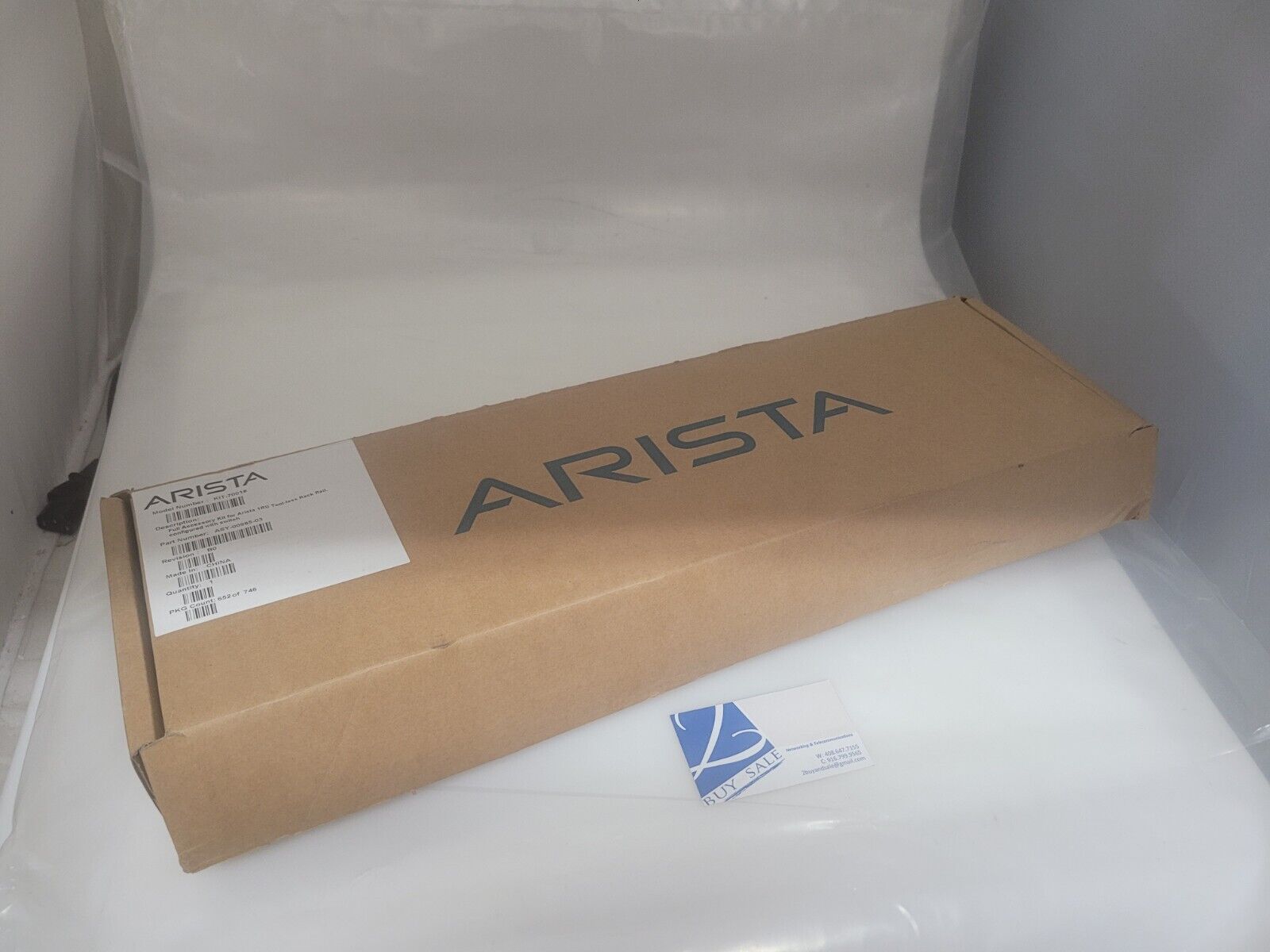 Arista ASY-00985-03 Rail Full Accessory Kit for Arista 1RU switches