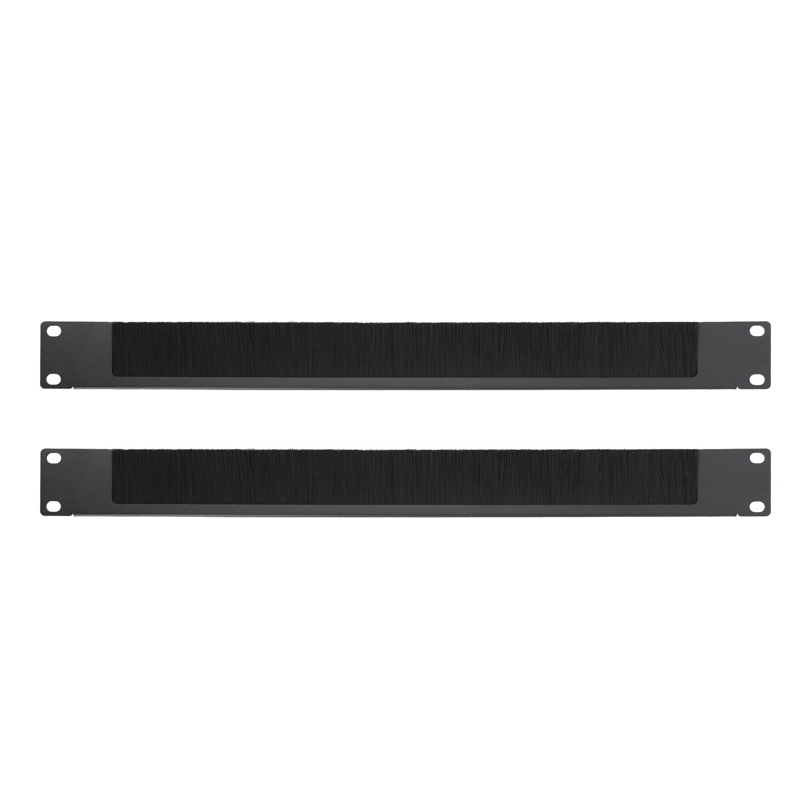 19" Rack Mount Network Cable Tidy Brush Panel Bar Disassembled 1U