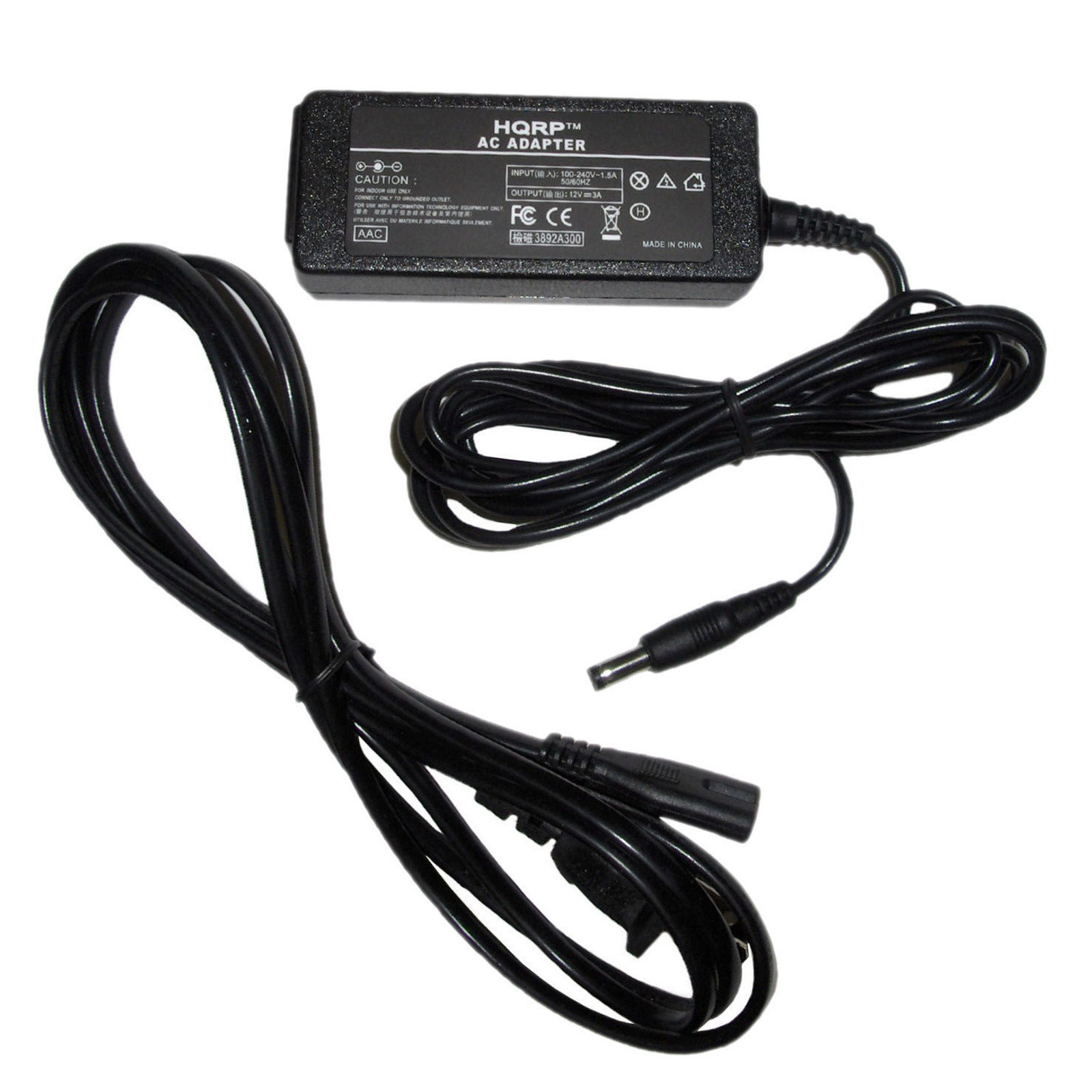 HQRP AC Adapter for ASUS Eee PC 900 900A 900HA 900HD 900SD 901 904HA 1000 1000H