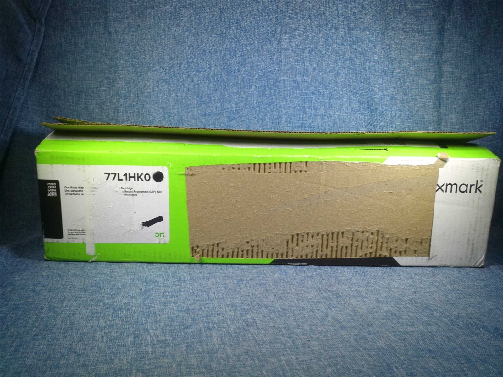 Lexmark 77L1HK0 Black High Yield Toner Cartridge - OPEN BOX - DAMAGED