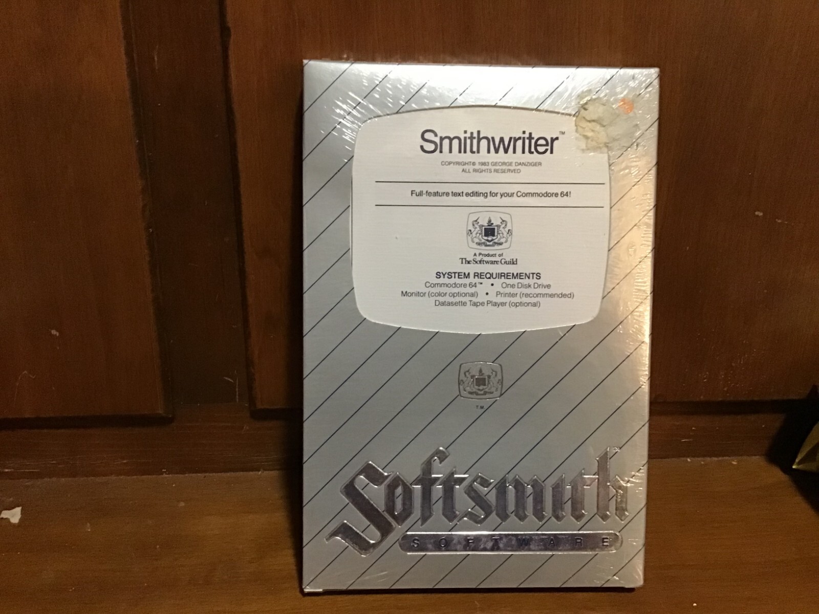 Vintage Software Guild (Softsmith) Smith Writer SWmo (Sealed 1983)  Commodore 64
