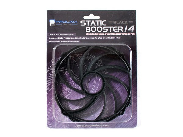 Prolimatech Static booster for Ultra Sleek Vortex 140mm - Black 4711552412062