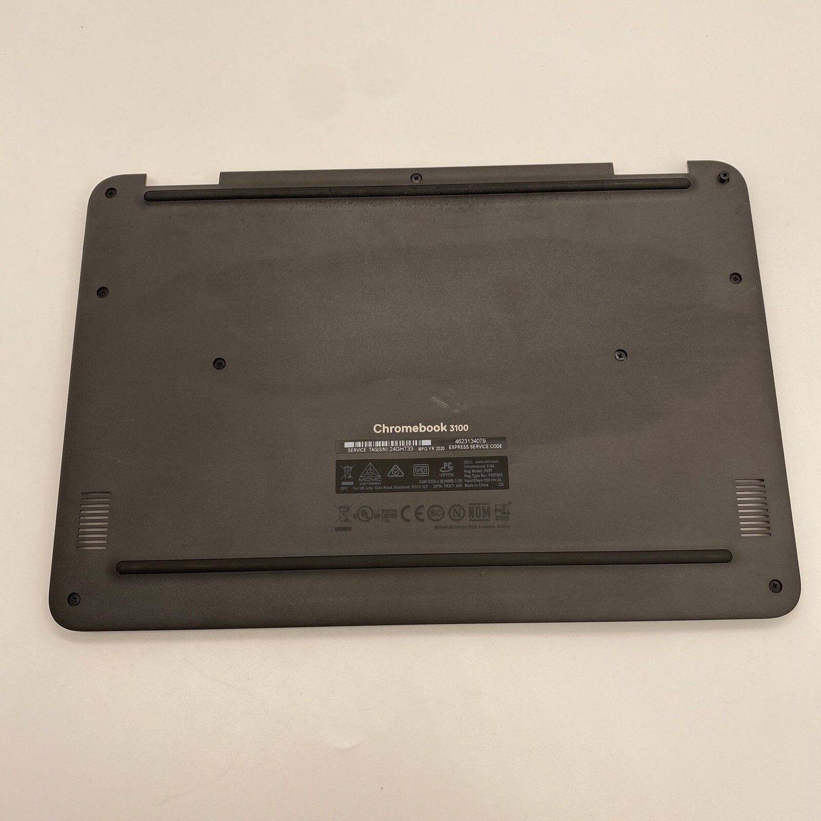 OEM Dell 11 3100 Non Touch Chromebook P29T Bottom Cover AP2FH000300 0A - B Grade